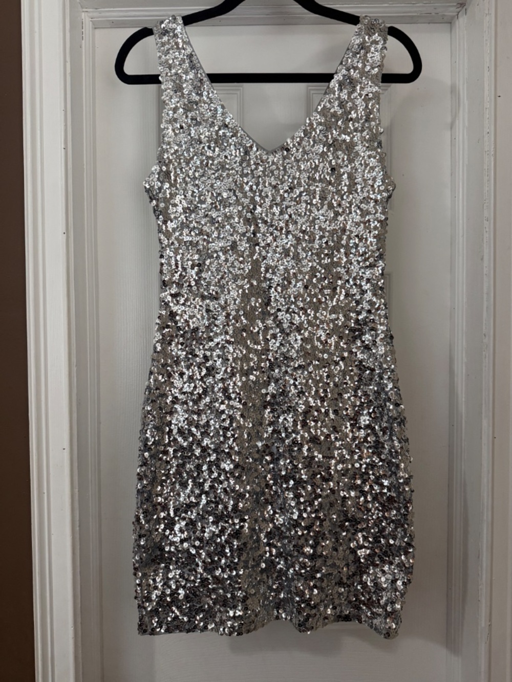 Sequin Silver Dress - Picture 2 of 4